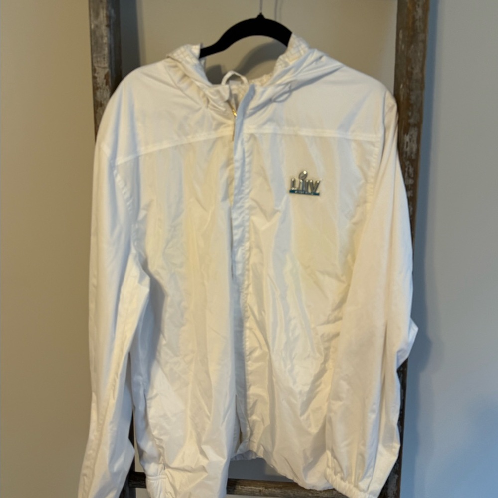 Indianapolis Super Bowl Nike White Windbreaker Jacket